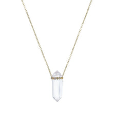 Load image into Gallery viewer, Clear Quartz Crystal Talisman