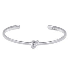 Load image into Gallery viewer, Love Knot Bracelet | Men  This simple design is handcrafted with Sterling Silver to convey the message of eternal love.  Sterling Silver