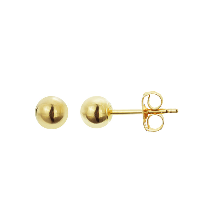 Gold Dot Earrings - Medium