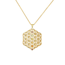 Load image into Gallery viewer, Flower of Life - Chakra Amulet Necklace