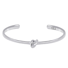 Load image into Gallery viewer, Love Knot Bracelet | Men  This simple design is handcrafted with Sterling Silver to convey the message of eternal love.  Sterling Silver 