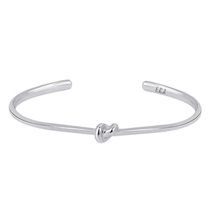 Sterling Silver Love Knot Bracelet - Women   This simple design is handcrafted with Sterling Silver to convey the message of eternal love