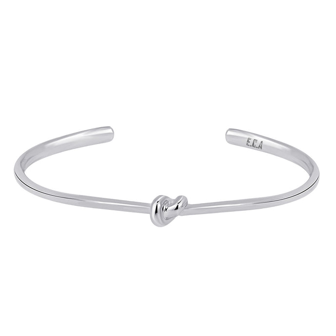 Sterling Silver Love Knot Bracelet - Women   This simple design is handcrafted with Sterling Silver to convey the message of eternal love